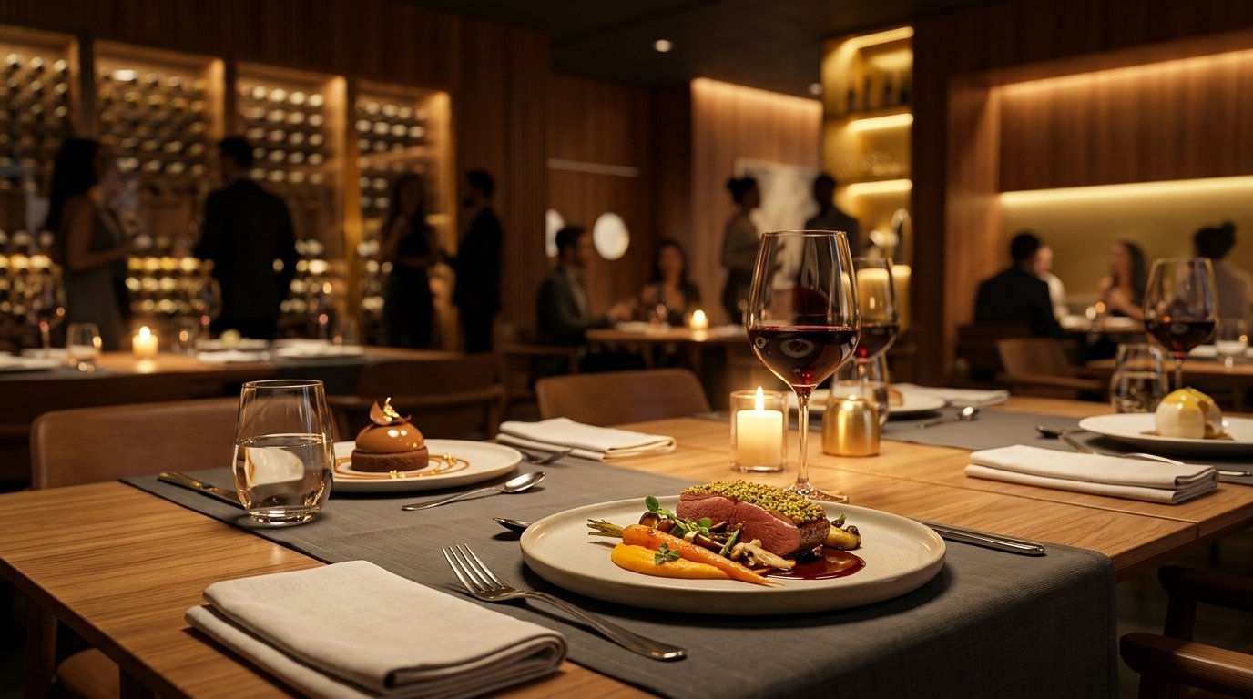 Restaurante moderno com presença digital profissional